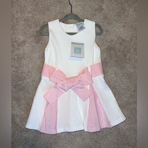 Bella Bliss - NWT - Pleated Oxford Stripe Dress